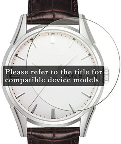 Synvy [3 Pack] מגן על מסך, התואם ל- TSTOT Men's T0484172705700 T-Race TPU TPU Smartwatch Smart Watch מגנים [זכוכית לא מזג]
